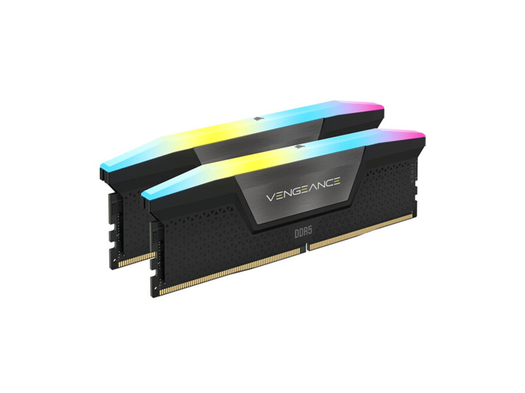 Corsair 64GB VENGEANCE RGB DDR5 6000MT/s DIMM Memory Kit (2 x 32GB) in Qatar Corsair 64GB VENGEANCE RGB DDR5 6000MT/s DIMM Memory Kit (2 x 32GB) in Qatar